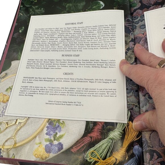 Leisure Arts Let Us Pray Cross Stitch Pattern Book - Picture 3 of 6